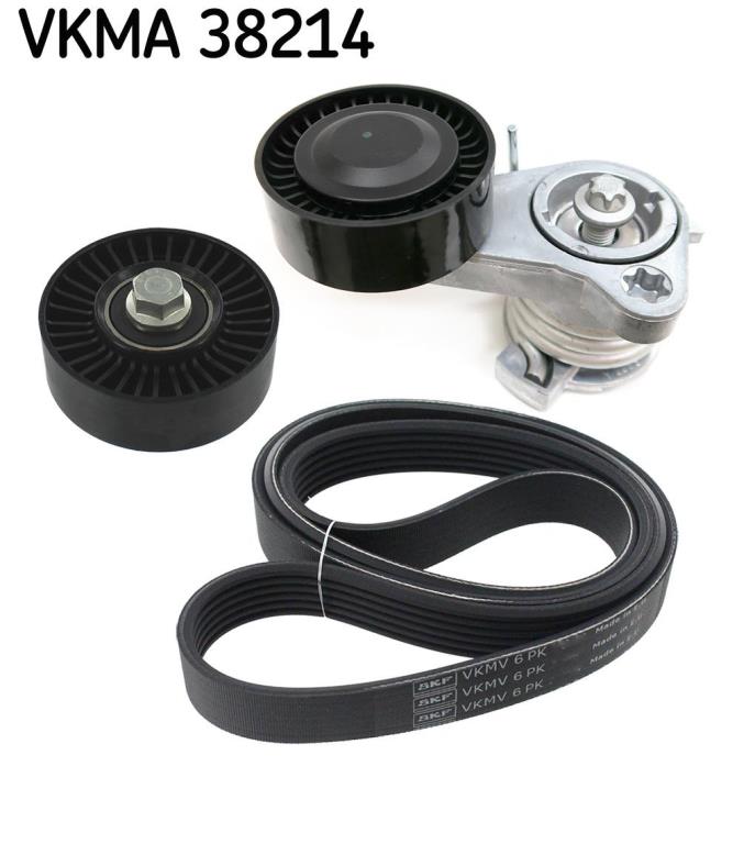 Kit de courroie d'accessoire (Courroie d’alternateur) SKF VKMA 38214